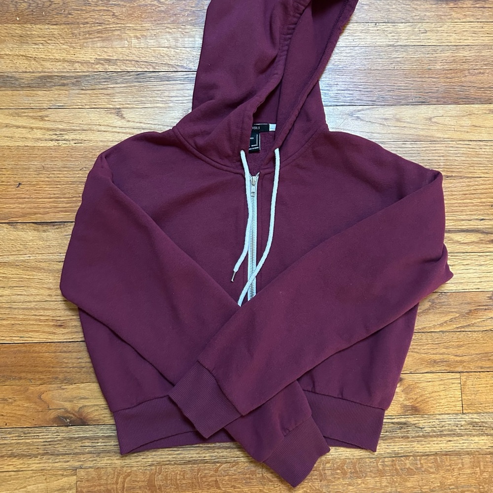 Forever 21 Maroon Hoodie